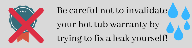 Hot tub warranty reminder